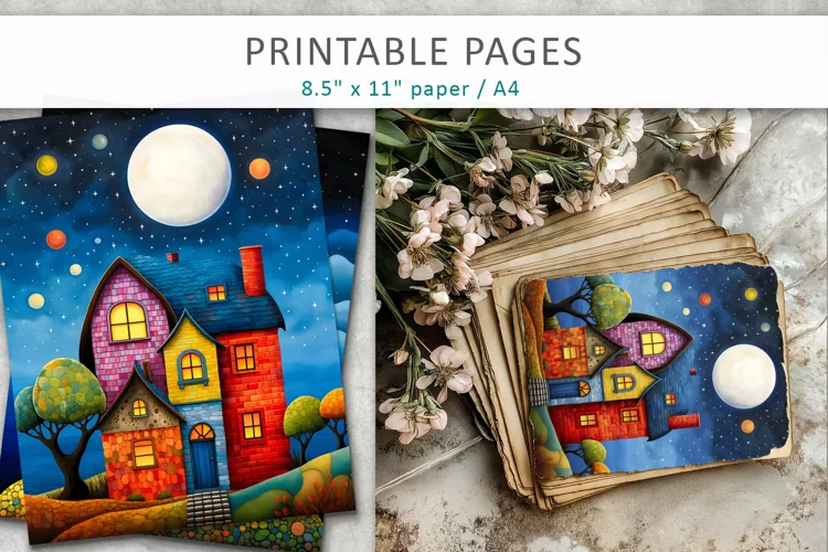 Fairy tale houses printables