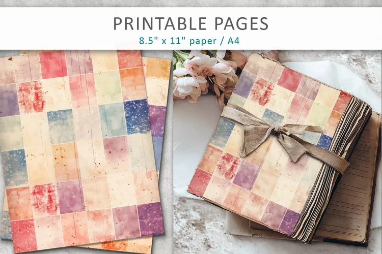 Grunge old paper designs, scrapbook paper