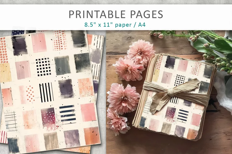 Grunge old paper designs, scrapbook paper