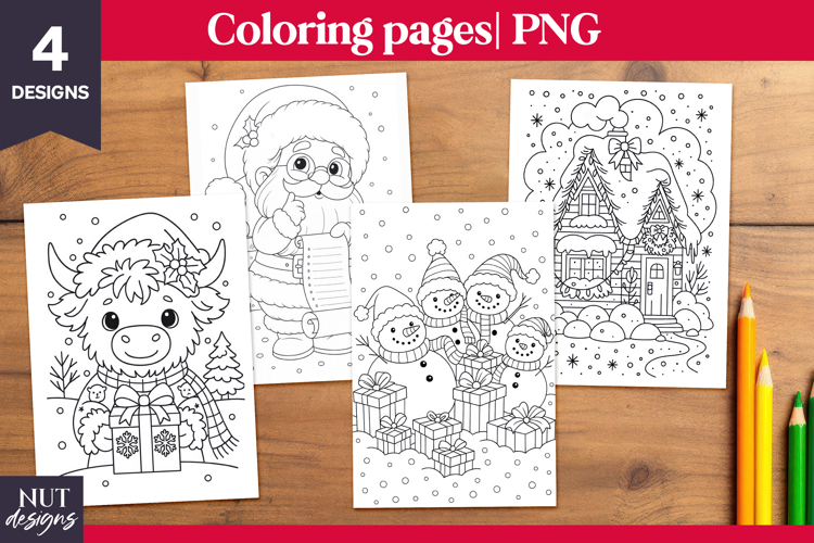 Christmas Coloring pages for kids Christmas printable