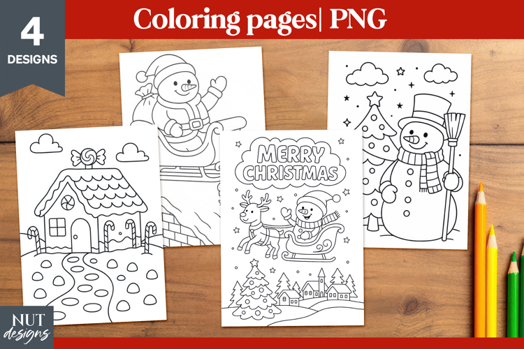 Holiday Coloring Pages Image 2