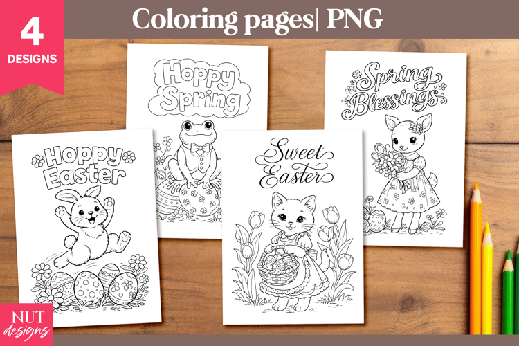 Vintage Easter Coloring Pages Easter quotes kids activity