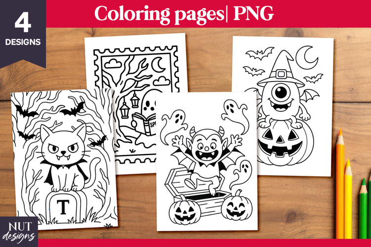 Halloween coloring pages Dracula Ghost color page printable