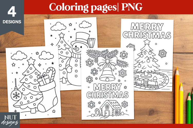 Christmas printables for kids Coloring pages Merry Christmas