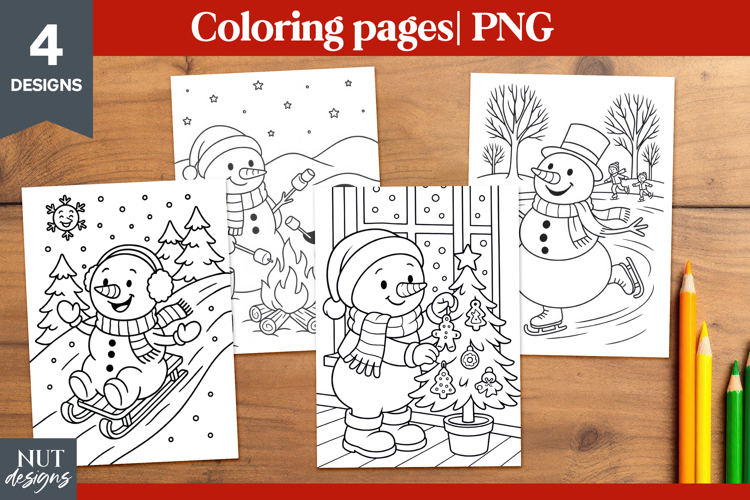 Holiday Coloring Pages Image 24