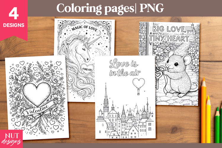 Valentine Kids Coloring Pages Whimsical Valentine Coloring