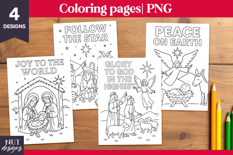 Christmas Coloring pages Christian Christmas printable