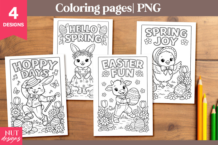 Vintage Easter Coloring Pages Easter quotes kids activity