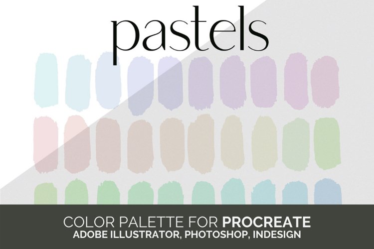 Pastels Color Palette for Procreate and Adobe