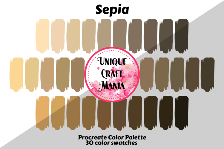 Sepia Procreate Color Palette
