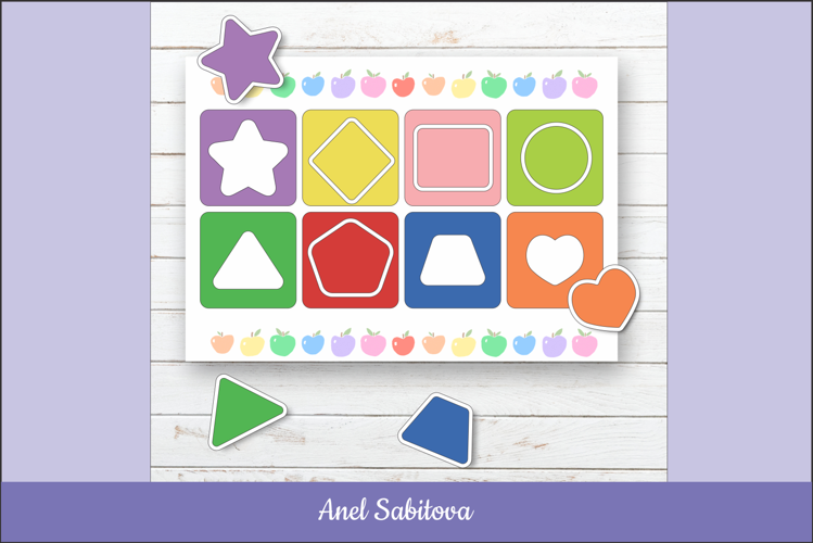Printable Color Shape Matching Worksheet