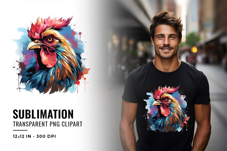 Rooster Illustration Image 2