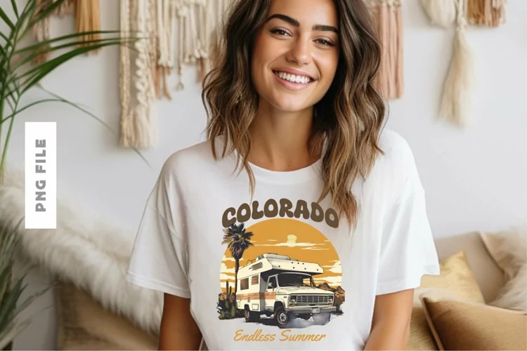Colorado Endless Summer T-shirt Design
