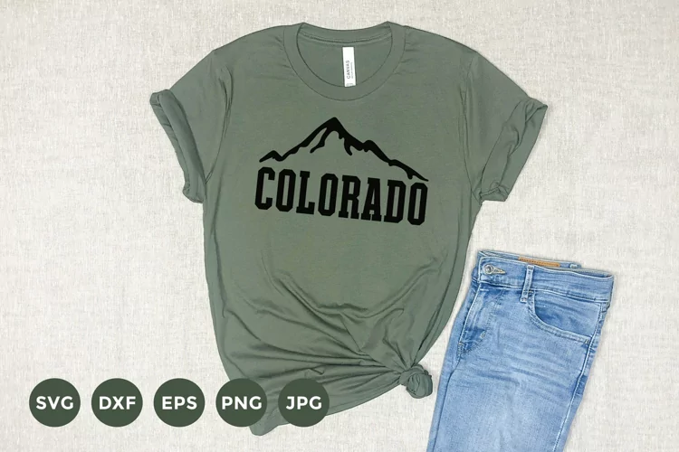 Colorado SVGs | Colorado State Svg | Mountains Svg