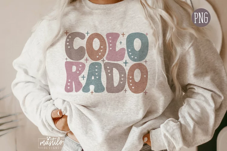 Colorado PNG | Colorado State Sublimation Design | Us States