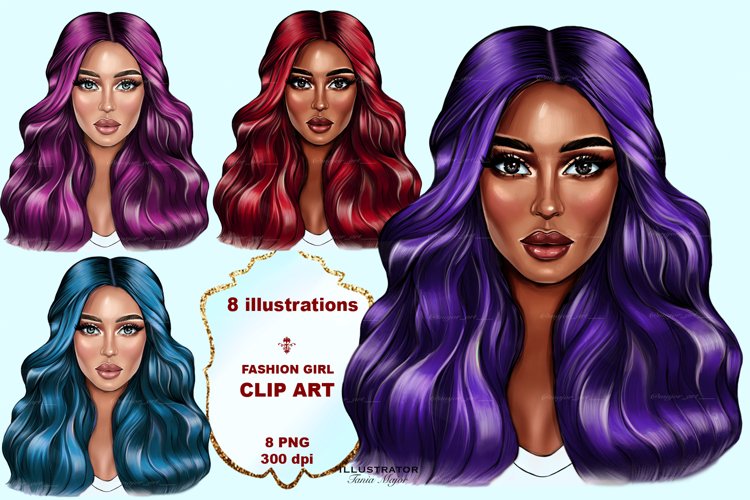 Fashion Girl Clipart Image 21