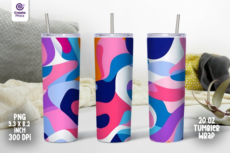 20 Oz Sublimation Tumbler Wrap Image 17