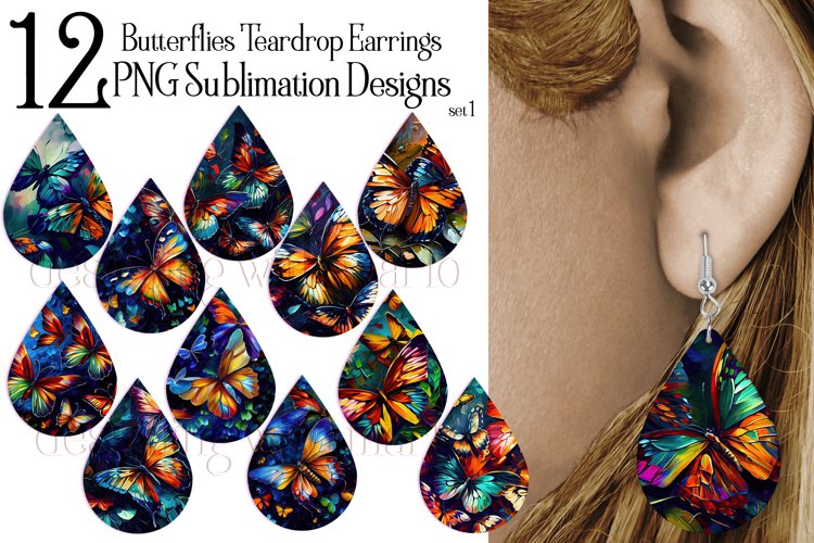 Butterfly Sublimation Designs Image 12