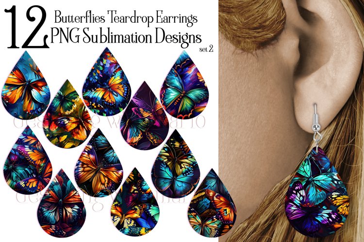 Butterfly Sublimation Designs Image 17