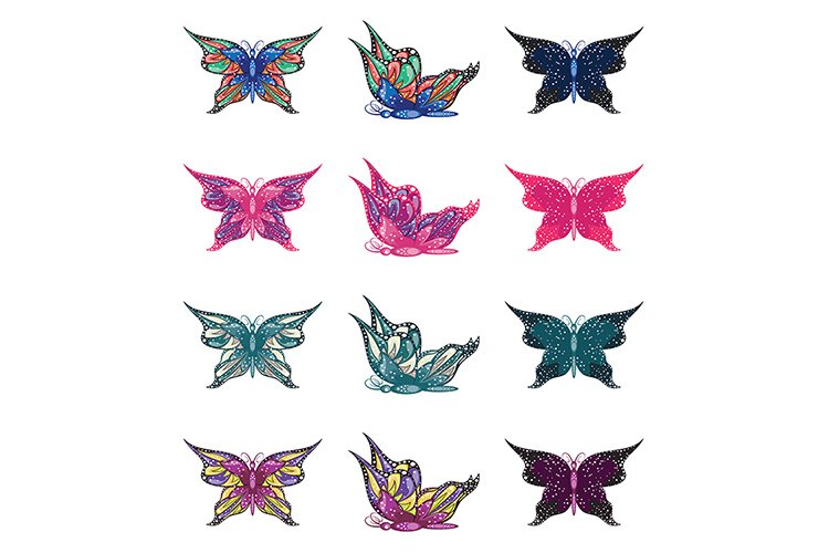 Colorful Butterflies Bundle