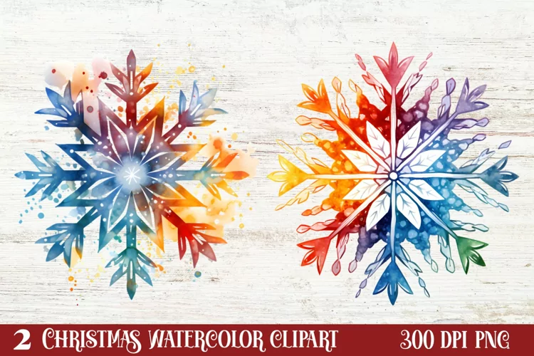 Colorful Christmas Collection Clipart Sublimation