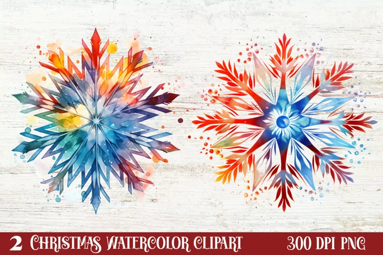Colorful Christmas Collection Clipart Sublimation