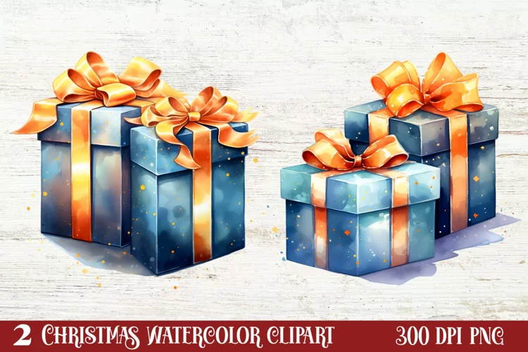 Colorful Christmas Collection Clipart Sublimation