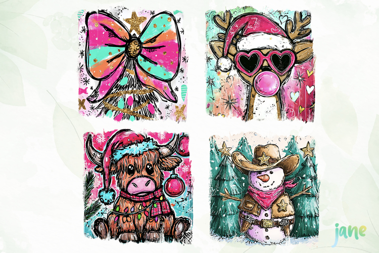 Colorful Coquette Christmas