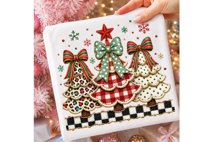 Colorful Coquette Christmas Tree Png