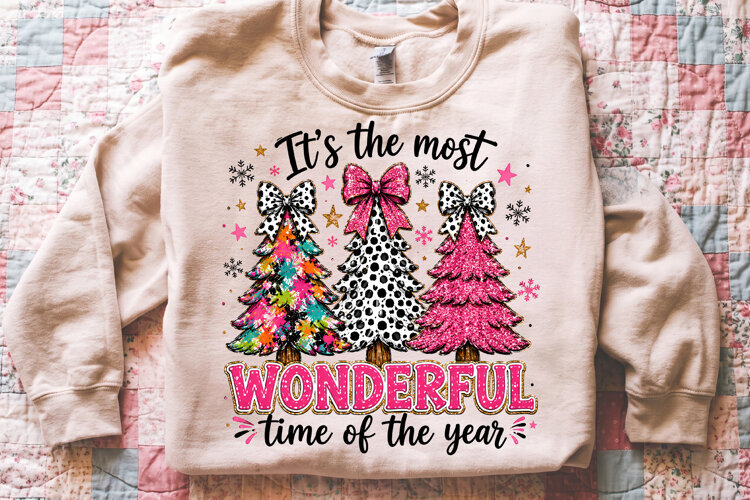 Colorful Coquette Glitter Christmas Tree Png, Christmas Tree example image 1