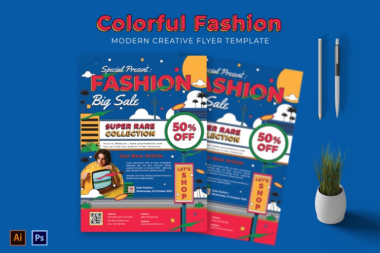 Colorful Fashion - Flyer AC