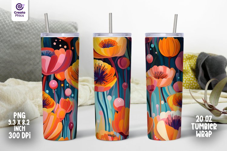 20 Oz Sublimation Tumbler Wrap Image 17