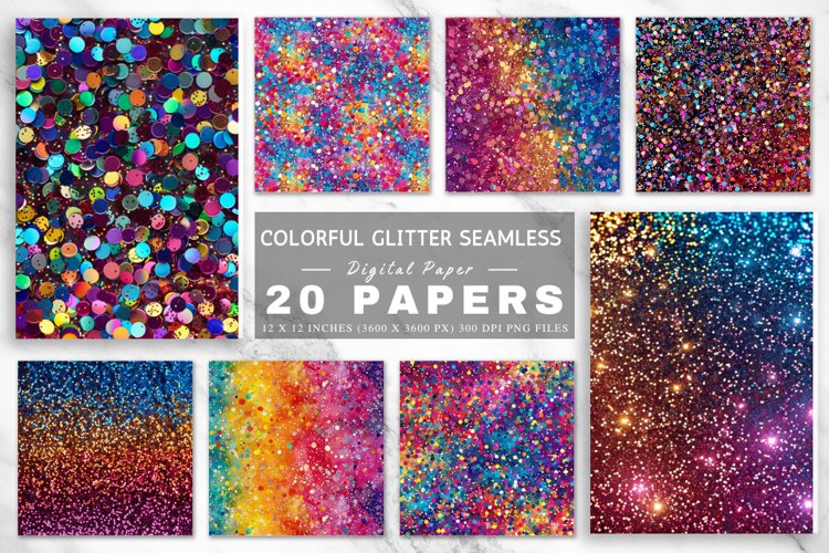 Glitter Seamless Pattern