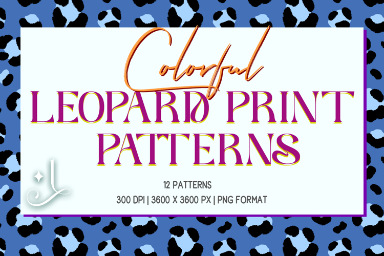 Colorful Leopard Print Patterns