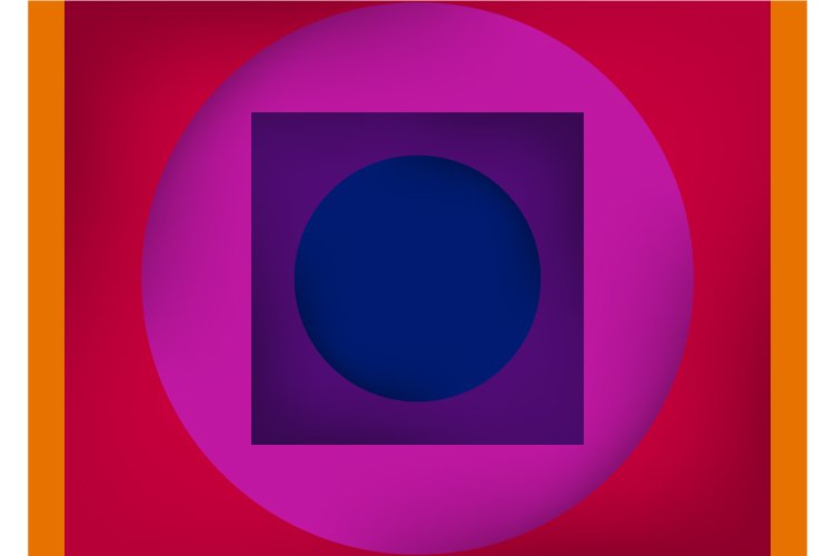 Colorful paper cut background design