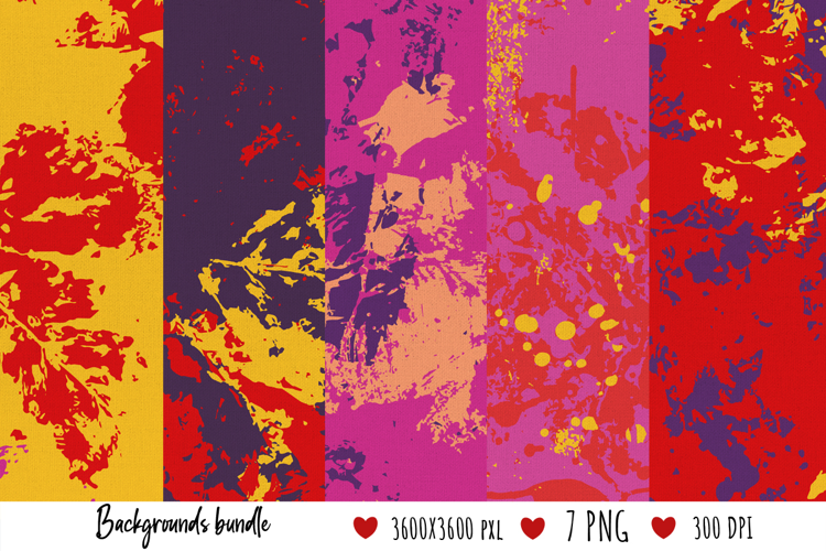 Textured Modern Colorful Backgrounds