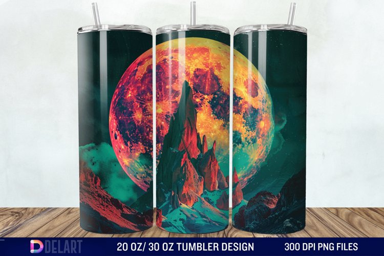 Colorful Planet Tumbler Wrap