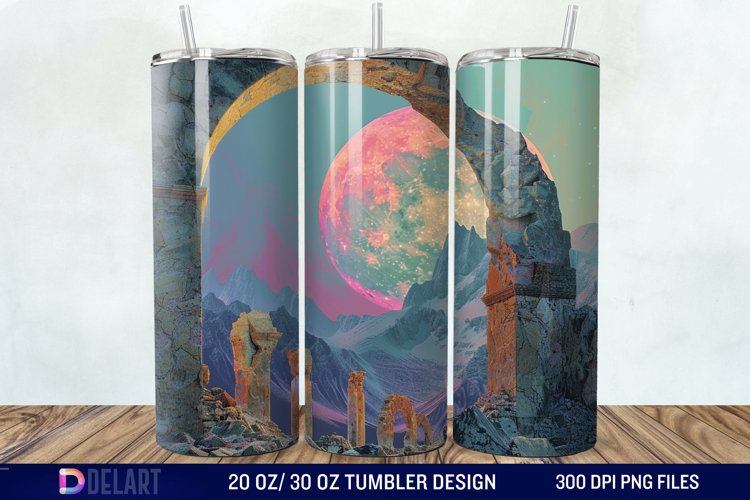 Colorful Planet Tumbler Wrap