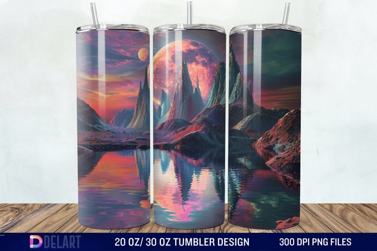 Colorful Planet Tumbler Wrap