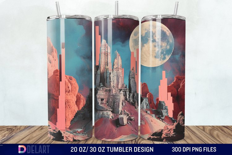 Colorful Planet Tumbler Wrap example image 1