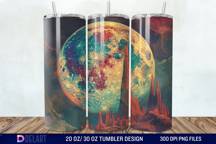 Colorful Planet Tumbler Wrap