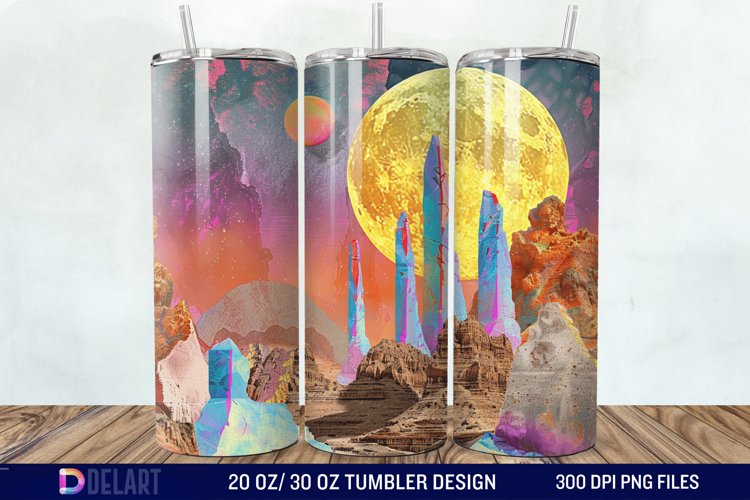 Colorful Planet Tumbler Wrap