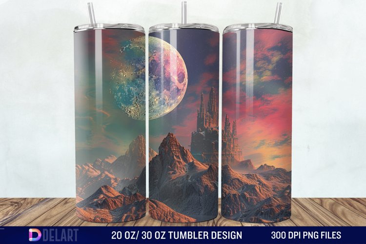 Colorful Planet Tumbler Wrap