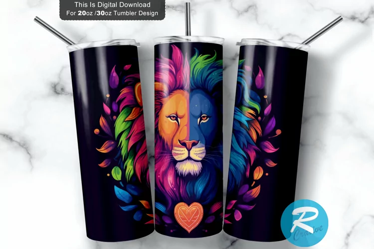 Colorful Pride Love 20oz/30oz Skinny Tumbler