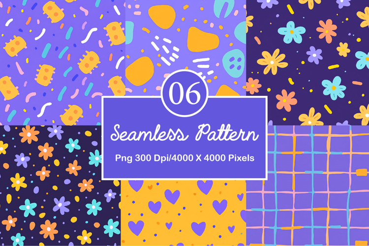 Colorful Seamless Pattern Background