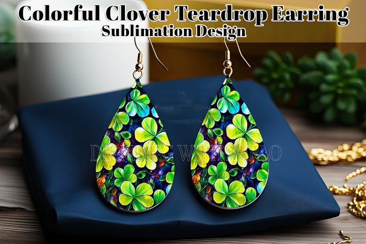 Watercolor Shamrock Clipart Image 16