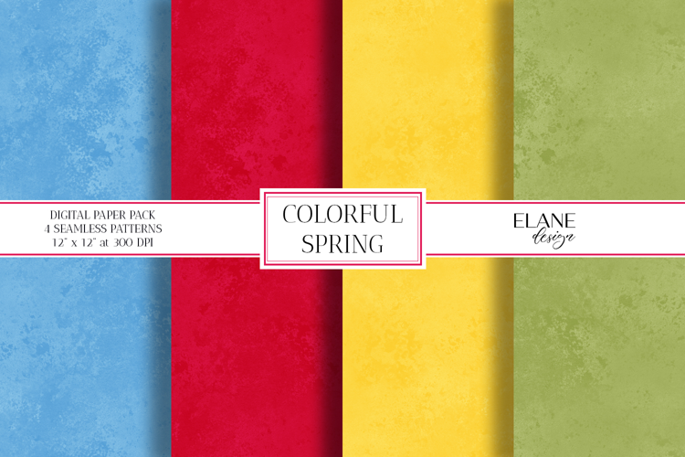 Colorful Digital Paper, Kids Party Seamless Patterns