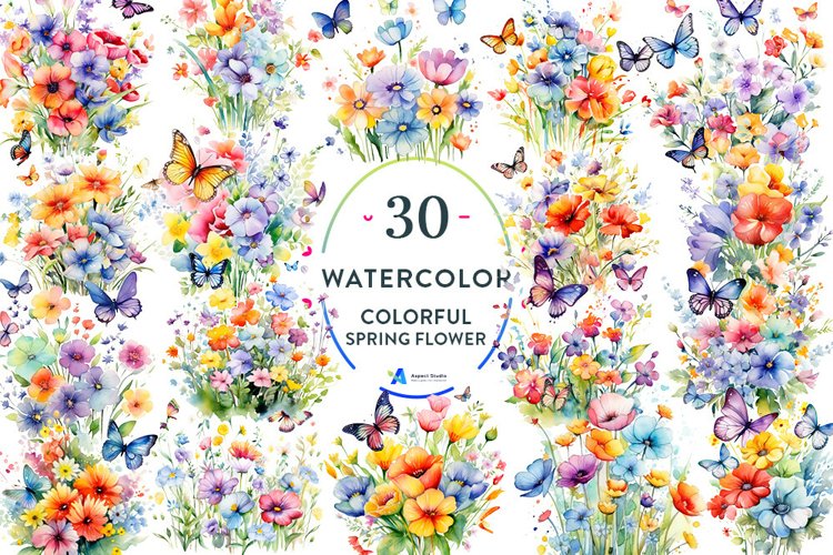 Spring Watercolor Clipart Image 14