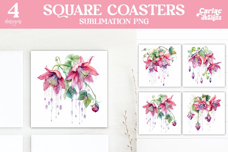 Colorful Square Coaster