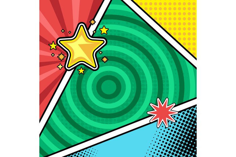 Comic Book Clipart Image 4